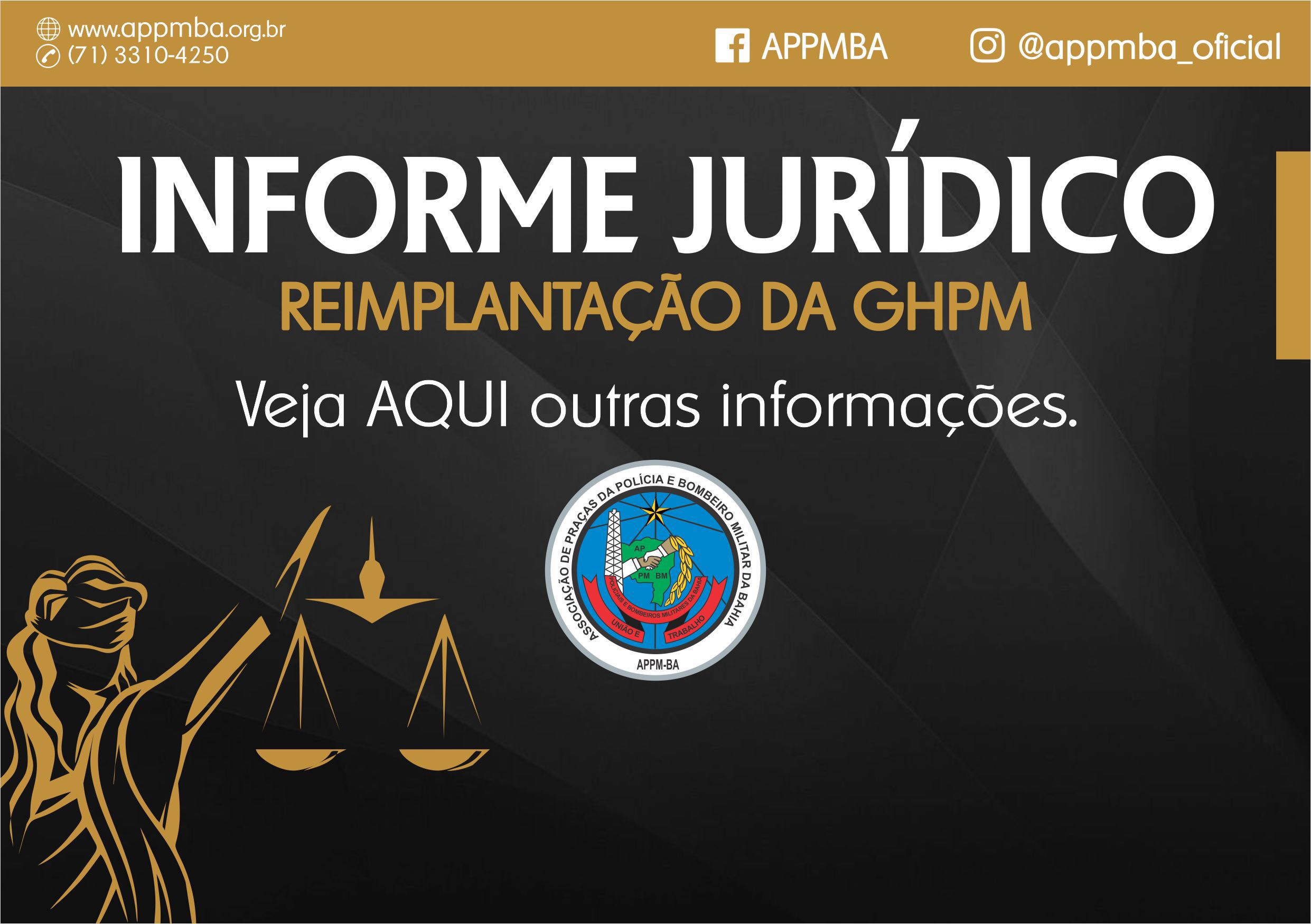 Informe Jurídico - Reimplantação da GHPM